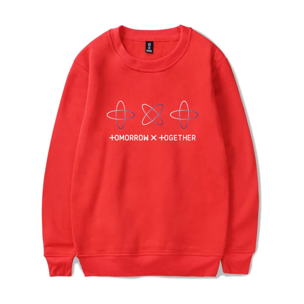 Толстовка с капюшоном и длинным рукавом TXT Tomorrow X Together для мужчин женщин