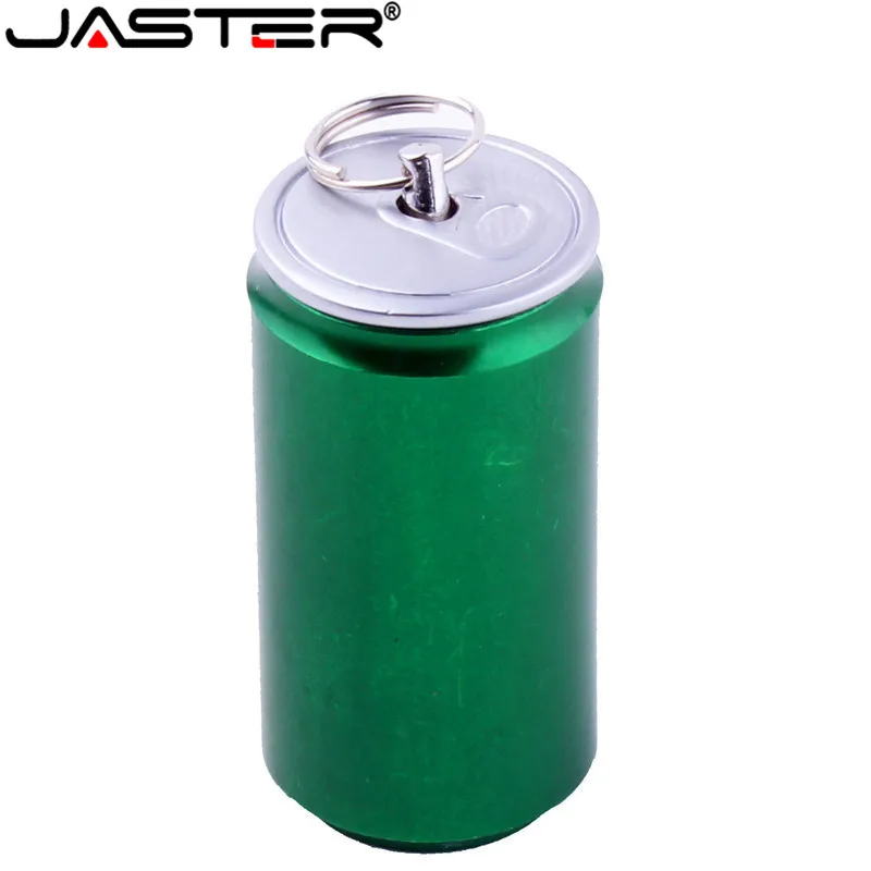 Новый креативный флеш накопитель JASTER 4 Гб 2 0 8 ГБ 16 32 64 банка для пива колы напитков