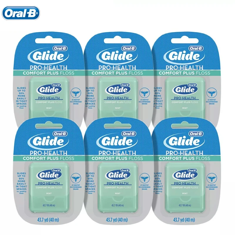 Oral B Gilde Pro-health Comforte Plus Floss mint Gum Care Dental Flosser Leading easy in tight Space Deep Clean 40 /