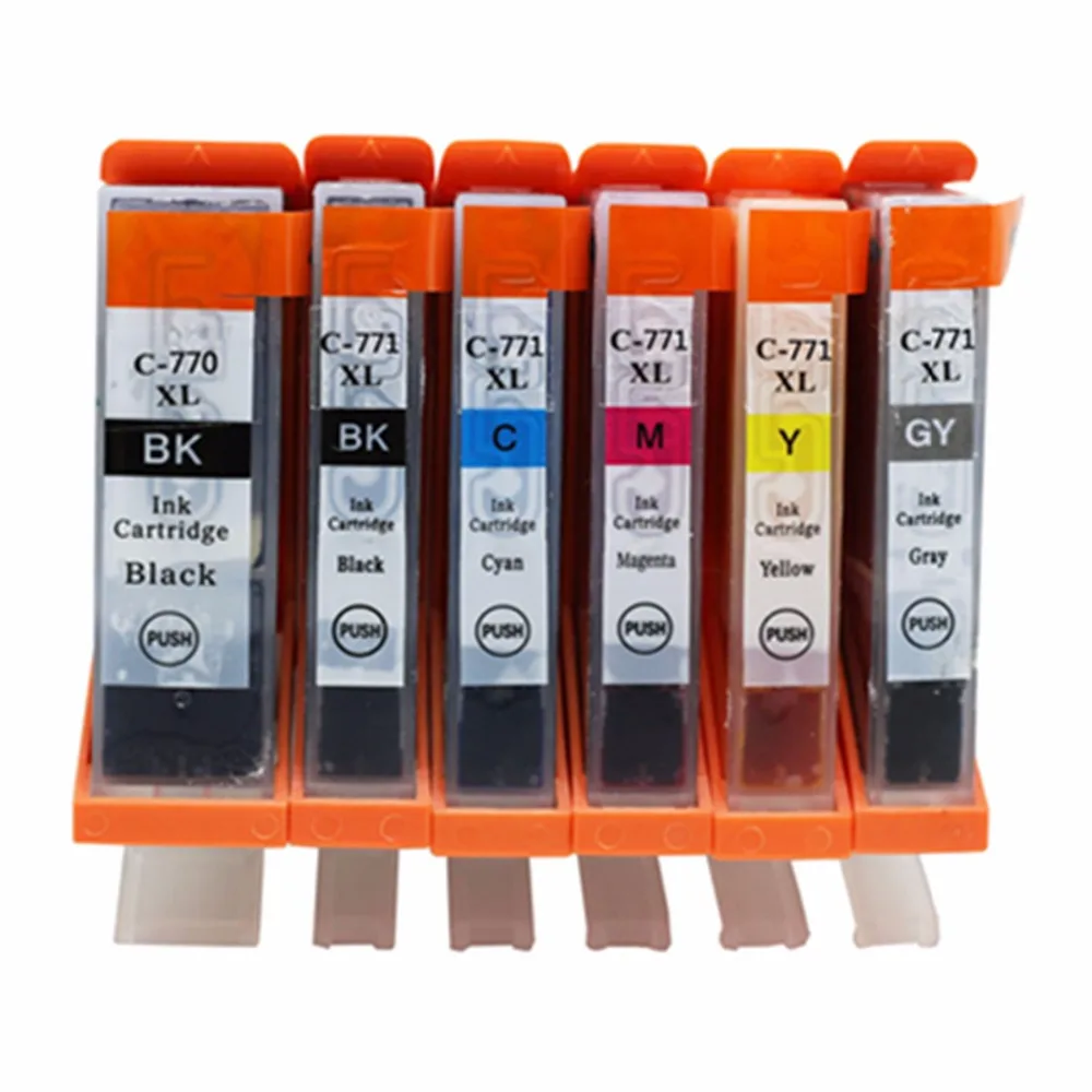 Замена PGI 770PGBK PGI770 770 CLI 771 770XL чернильные картриджи для Canon Pixma MG6870 MG5770|ink cartridge|ink