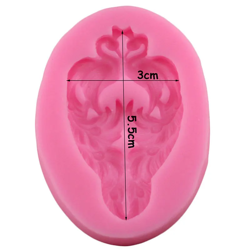 DIY Sugarcraft Peacock Lace Silicone Mold Cake Fondant Mould Wedding Cake Decorating Tools Candy Clay Chocolate Gumpaste Molds