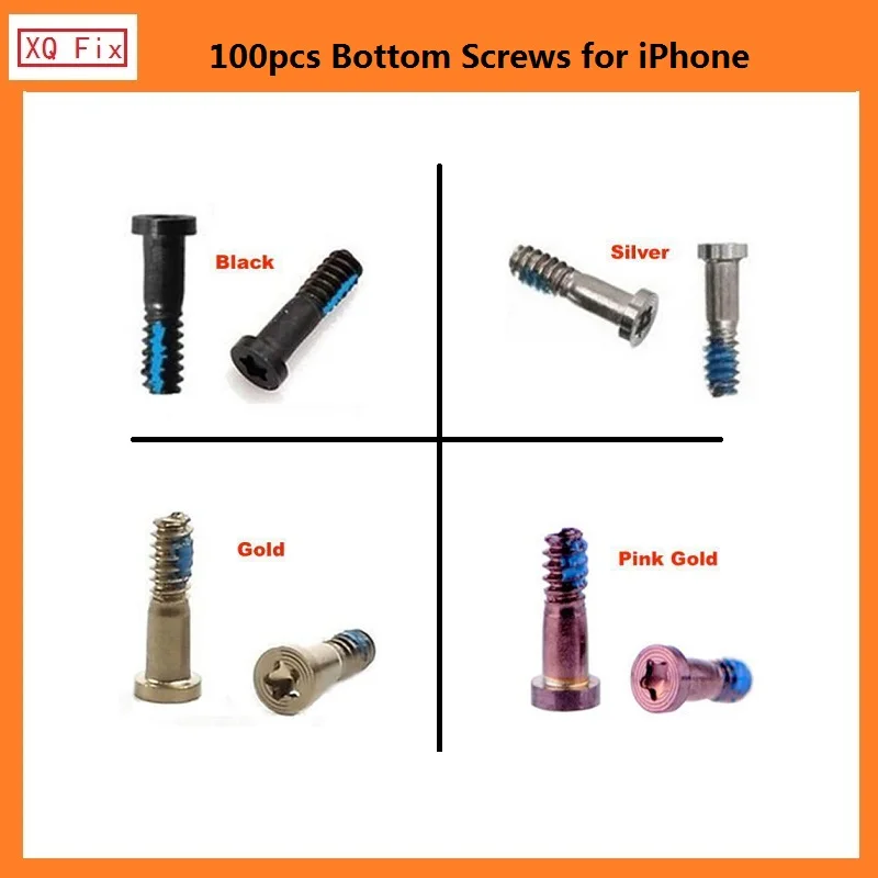 100 шт. нижние винты Pentalobe для iPhone 5 SE 6 6S 7 8 Plus X | Мобильные телефоны и аксессуары