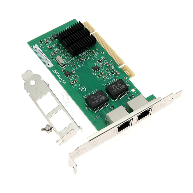 PCI Двухпортовая гигабитная сеть Ethernet 10/100/1000 М адаптер карта pci ethernet 1000 Мбит/с lan