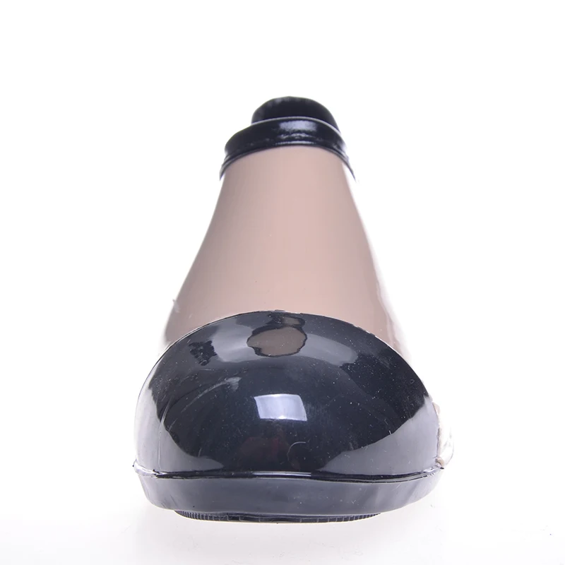 Tangnest/Новинка женские резиновые сапоги ярких цветов Модные низкие нескользящая