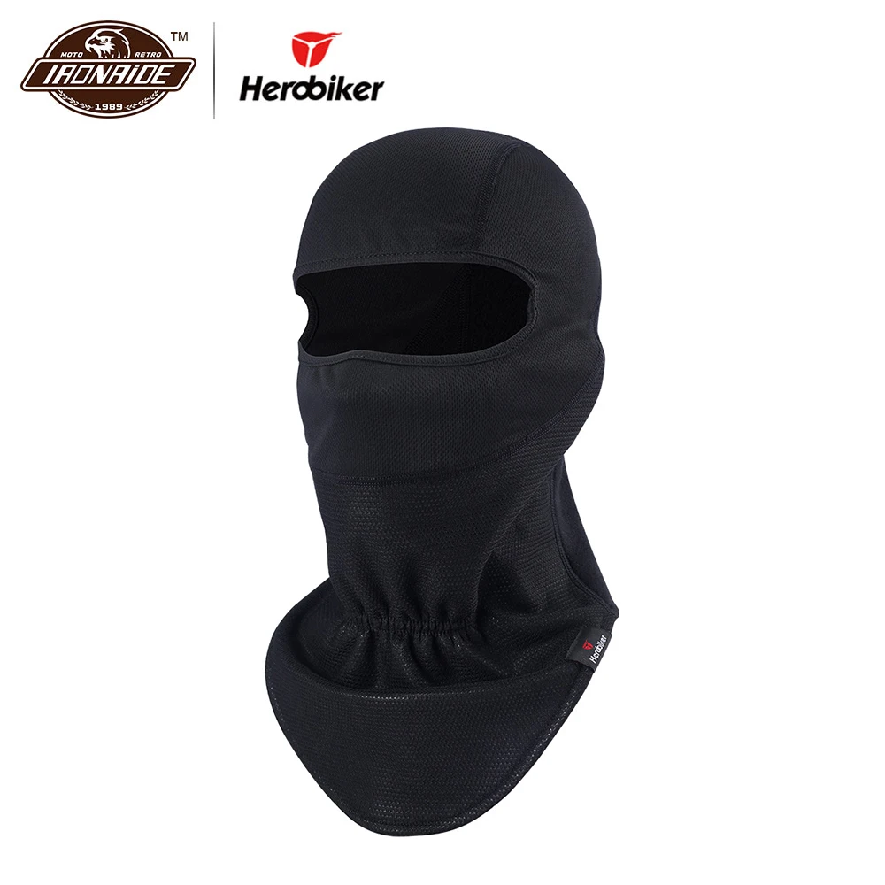 HEROBIKER мотоциклетная маска для лица ветрозащитная Зимняя Термальная флисовая велосипедная маска Балаклава мото Лыжная маска для сноуборда велосипедная маска для лица