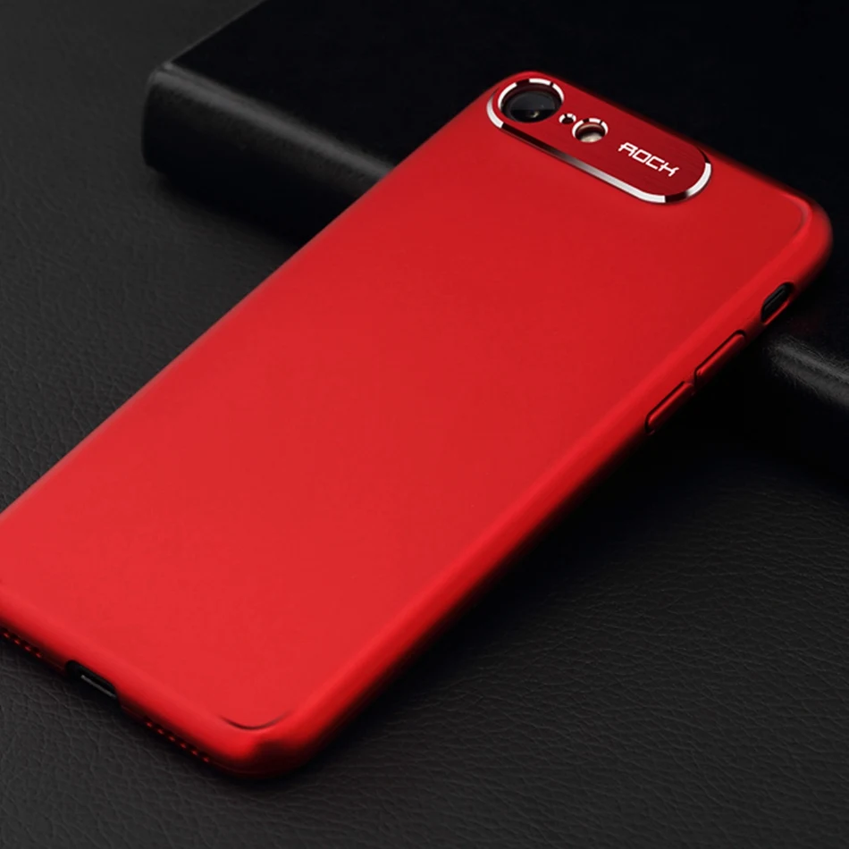 Для iPhone 8 8 Plus чехол, ROCK роскошный Бизнес Стиль PC оболочка защитный чехол для iPhone 8 7 7 Plus