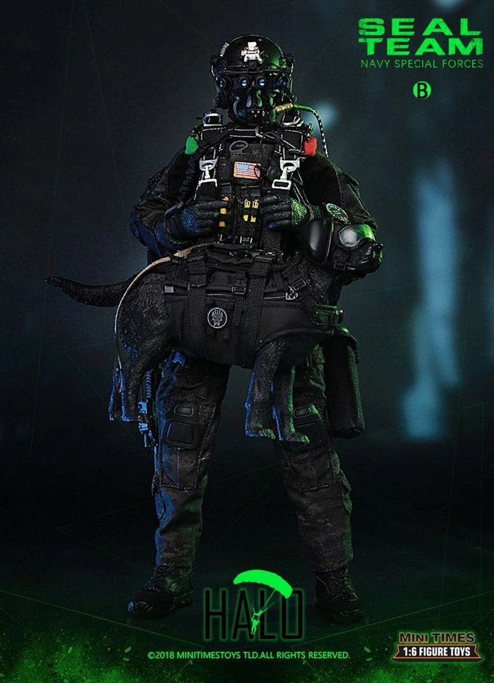 Полный набор с полицейской собакой mini times toys M013 1/6 ВМФ спецназ Seal Team B фигурка полный набор Коллекция кукольных игрушек подарок
