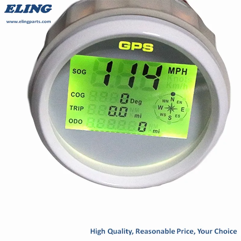 Цифровой измеритель скорости с ЖК дисплеем компас GPS антенной 8 цветов 85