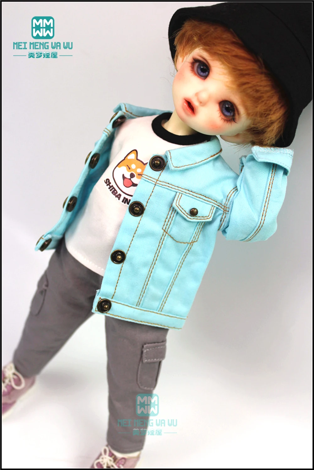 Аксессуары BJD кукольная одежда для 27 30 см 1/6 YOSD кукла Модная Джинсовая куртка