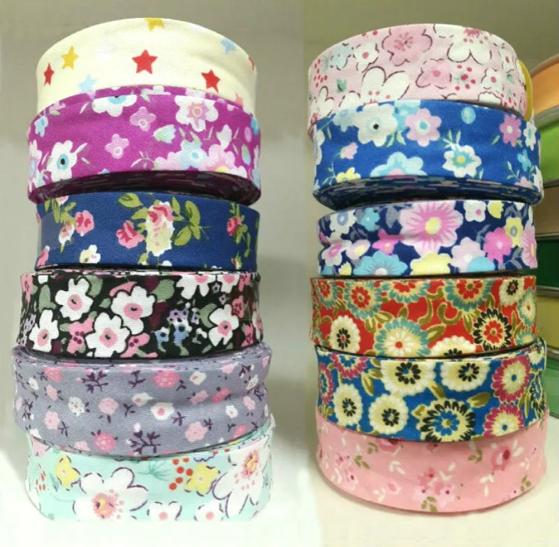 25 мм (1 &quot) широкая скошенная лента хлопковая одностворчатая клейкая для