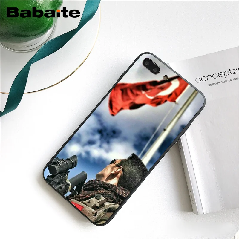 Babaite флаг Турции солдат чехол для телефона для iphone 11 Pro 11Pro Max 8 7 6 6S Plus 5 5S SE XR X XS MAX