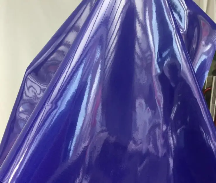 Модные синие яркие краски искусственная кожа ткань диван сумки