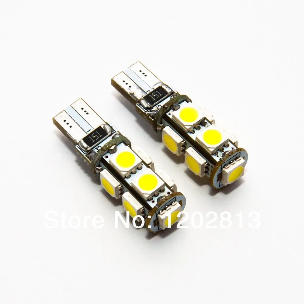 Бесплатная доставка в продаже! 10 шт. светодиодный 9 SMD W5W CANBUS OPTIK STANDLICHT KENNZEICHENBELEUCHTUNG