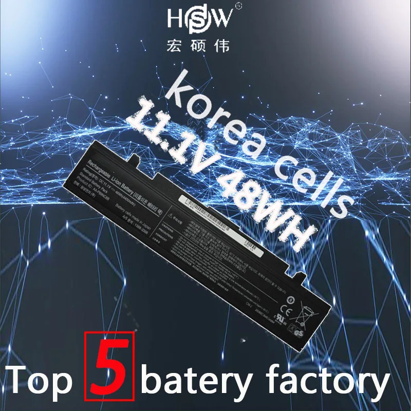 Аккумулятор HSW для ноутбука Samsung R478 R480 R500 R507 R517 R518 R519 R520 R522 R530 R540 R580 R590 R700 R718 R720|laptop