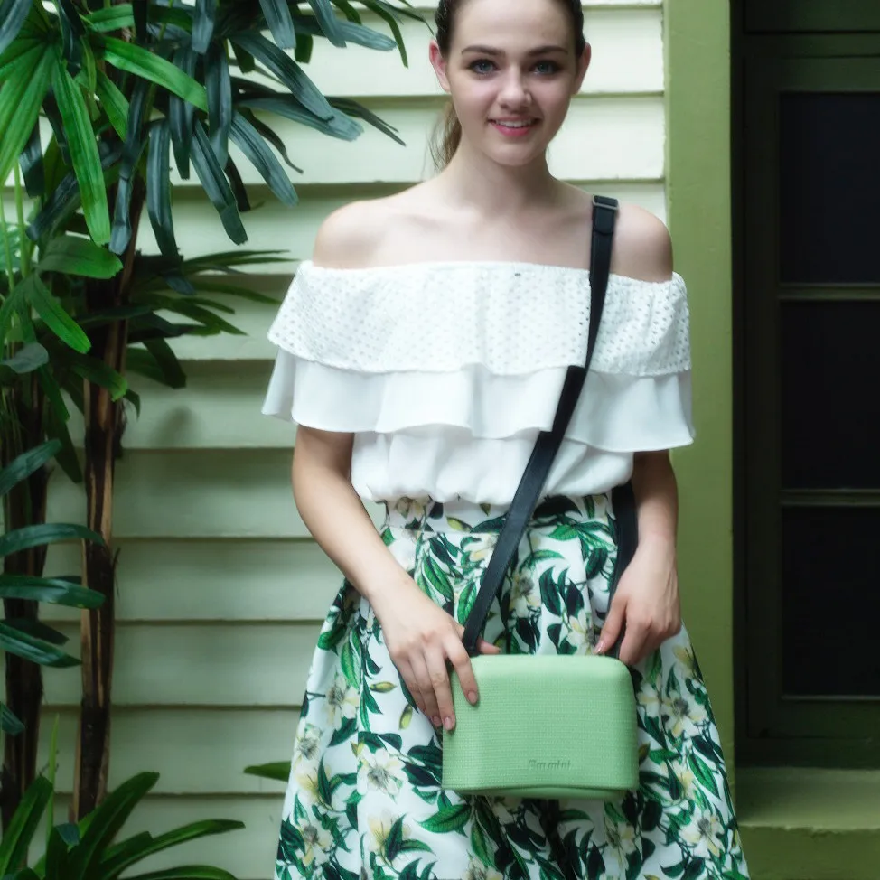 ANLAIBEIER EVA O Pocket Obag Bag стильная Водонепроницаемая мини сумка конфетных цветов AMbag с
