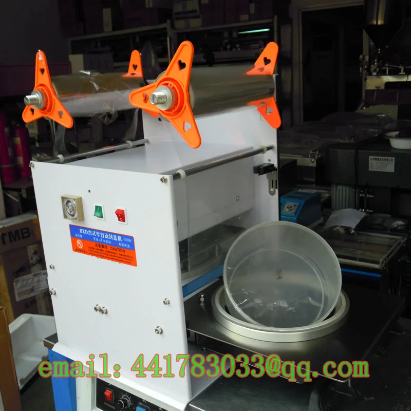 Semi-automatic hand pressure type automatic cup sealer milk tea sealing machine sealer trays cup sealing machine