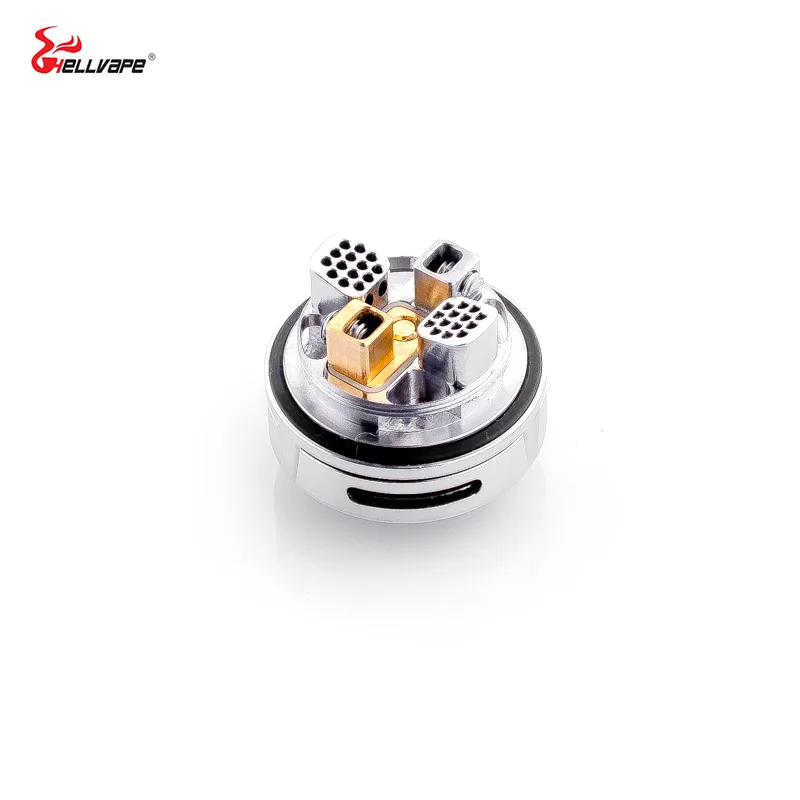 В наличии! Hellvape Rebirth 25 мм RTA 2 мл/5 мл емкость 510 нитей двойной пост сборка Дека Vape