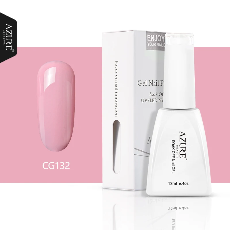 CG132 Лазурный красивый Гель-лак для ногтей 60 цветов Полупостоянный светодиодный Гибридный гвоздь лак замачиваемый стойкий УФ-Гель-лак Эмаль - Цвет: CG132