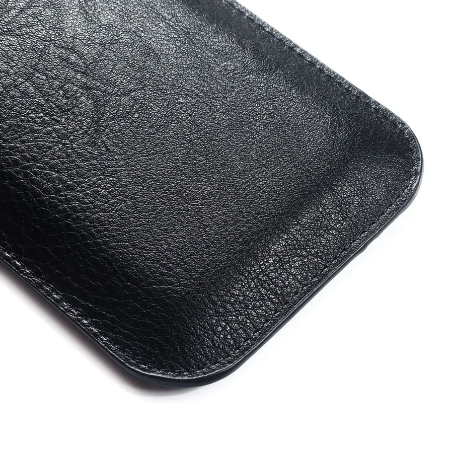 CHEZVOUS Flip Leather Phone Case For Smart Cell Phones 4.7-6.5inch Belt Clip Holster Pouch Ultra-thin Waist Bag Outdoor Climbing