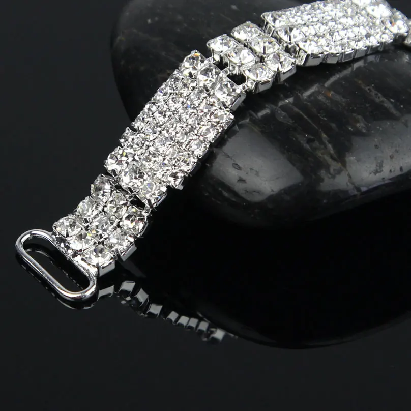 30 шт. 11 7*1 2 см стразы отделка Кристалл бикини Купальники соединители Bling Пряжка