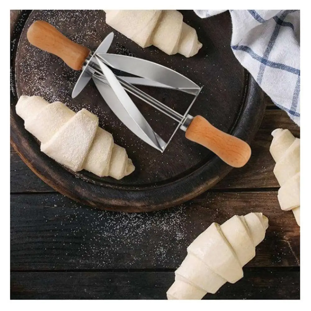 TPFOCUS Нержавеющая сталь прокатки резак для изготовления круассан хлеб тесто