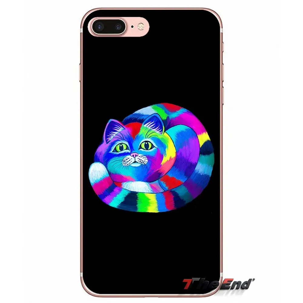 Красочные Кошки для samsung Galaxy J1 J2 J3 J5 J7 A3 A5 A7 2015 2016 2017 J330 J530 J730 аксессуары телефон