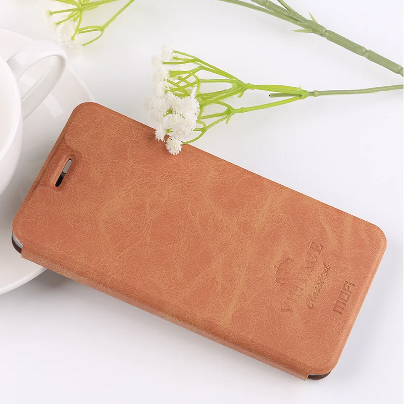 Коричневый Для Xiaomi Redmi Note 7 чехол MOFI Флип кожаный чехол для Xiaomi Redmi Note 7 pro из искусственной кожи чехол для Xiaomi Redmi Note 7 pro - Цвет: Коричневый