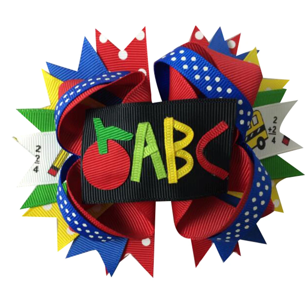 5 дюймов 2019 новый срок начинается заколки для волос ABC дети крокодил зажим