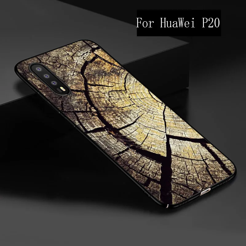 Для Huawei P20pro P20Lite P20 Мрамор деревянный Стекло зерна шаблон телефона чехол для Mate9 10