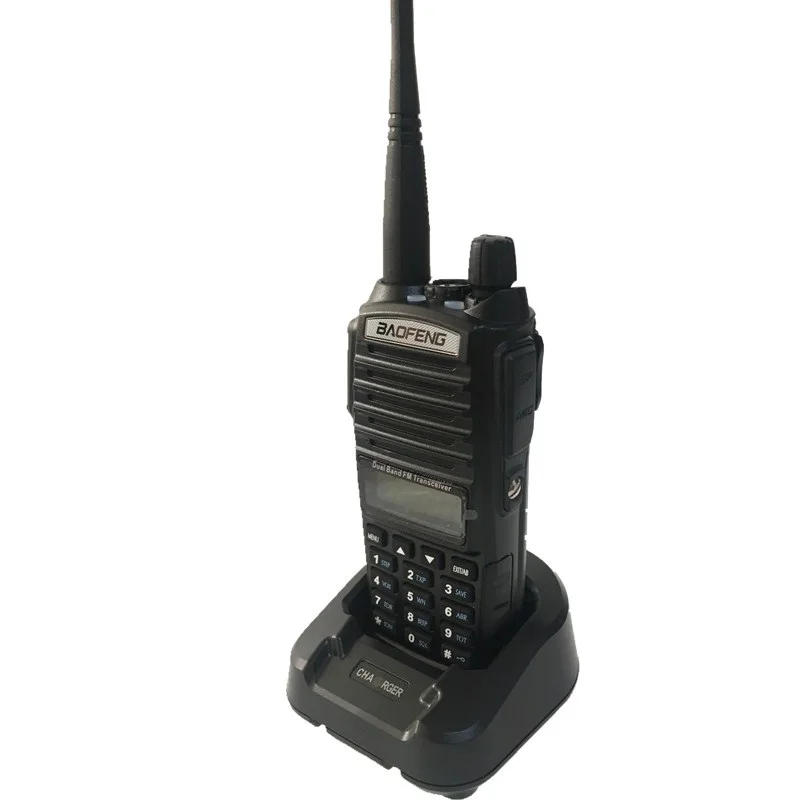 BAOFENG UV-82 8 Вт КВ трансивер Радио Comunicador мощная портативная рация 10 км длинный диапазон UV82 UHF VHF UV 82 Ham CB радио сканер