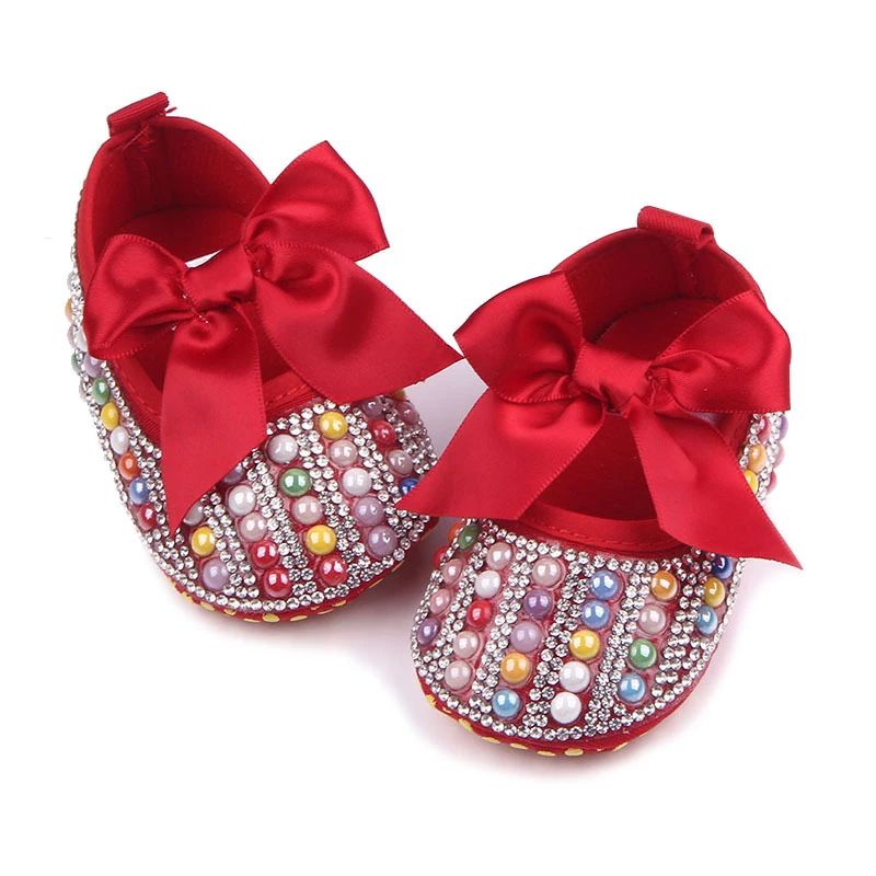 Обувь для маленьких девочек на мягкой подошве обувь начинающих ходить принцесс с