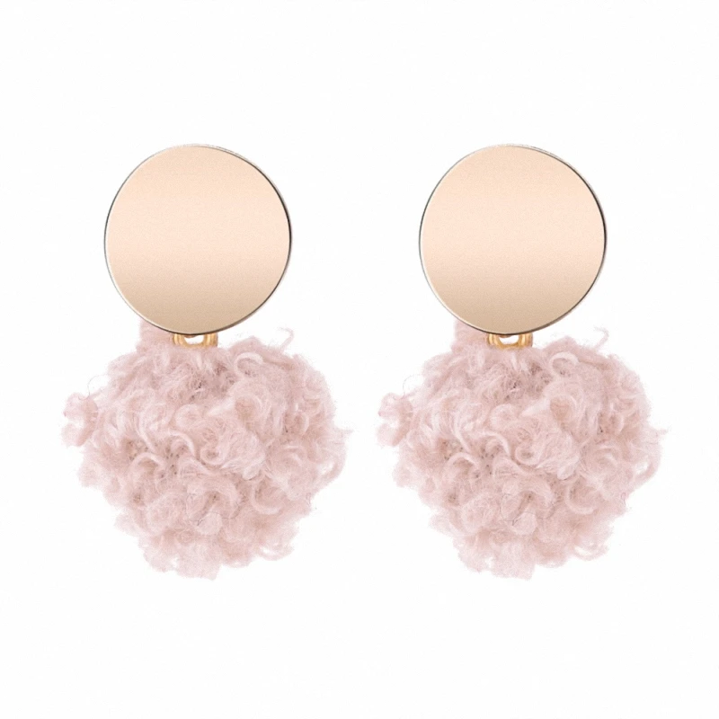 TONGKWOK Bohemia Exaggeration Dangle Earrings For Women Silk Thread Tassel Metal Long Chandelier #134081 | Украшения и аксессуары