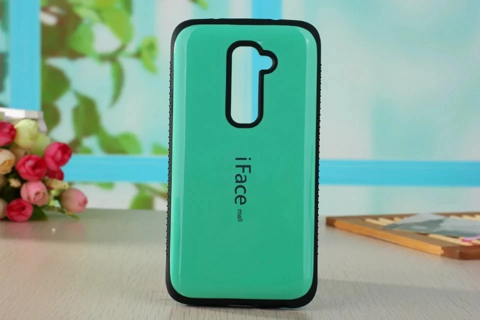 Корейский стиль iFace чехол для LG G2 жесткий силиконовый Optimus D801 D802 LS980 чехлы