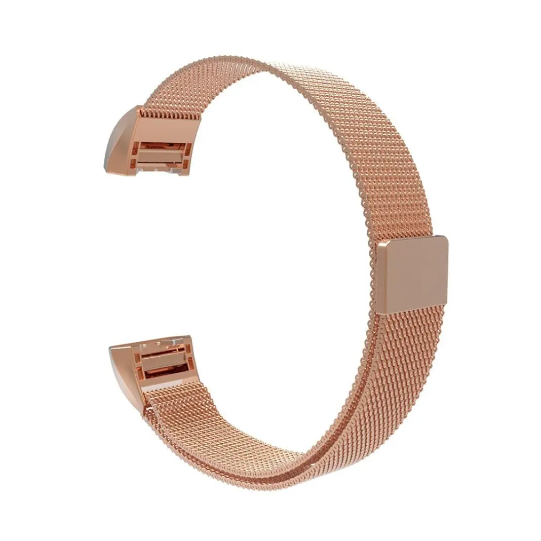 SENBONO Миланская петля Сменный ремень из нержавеющей стали для Fitbit Charge 2 смарт-браслет на запястье