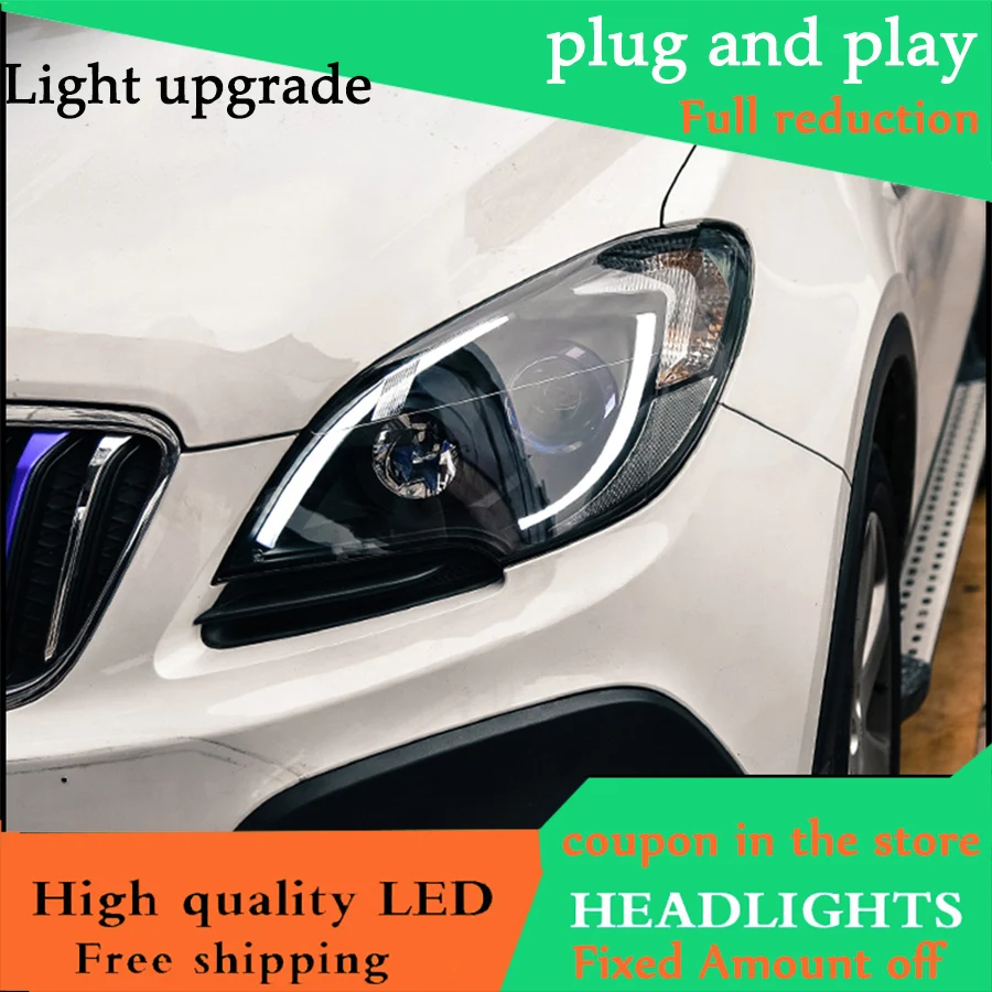 Автомобильный Стайлинг Головной фонарь для Opel MOKKA фары 2013 2015 Buick Encore светодиодный