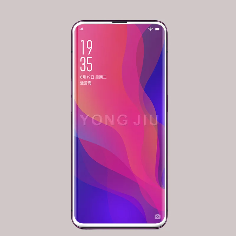 3D изогнутое закаленное стекло для OPPO Find X Защитное экрана FindX PAFM00 PAFT00 защитная