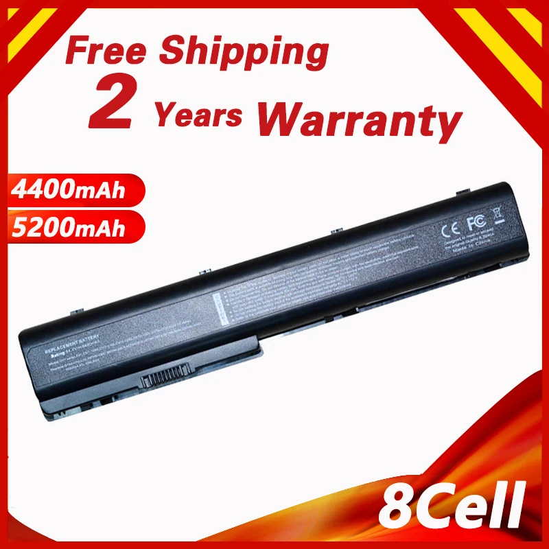 8 ячеек Батарея для hp HDX X18 Pavilion dv7 1000 1100 1200 2000 2110 2200 3000 3110 dv8 1000|battery for hp|8 cellfor |