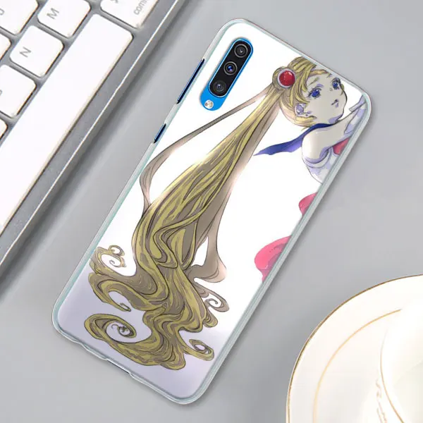 12 Для девочек с рисунком Сэйлор Мун, чехол с рисунком из аниме для samsung Galaxy A30 A40 A50 A70 A6 A8 плюс A7 A9 M30 чехол для телефона Coque - Цвет: 12