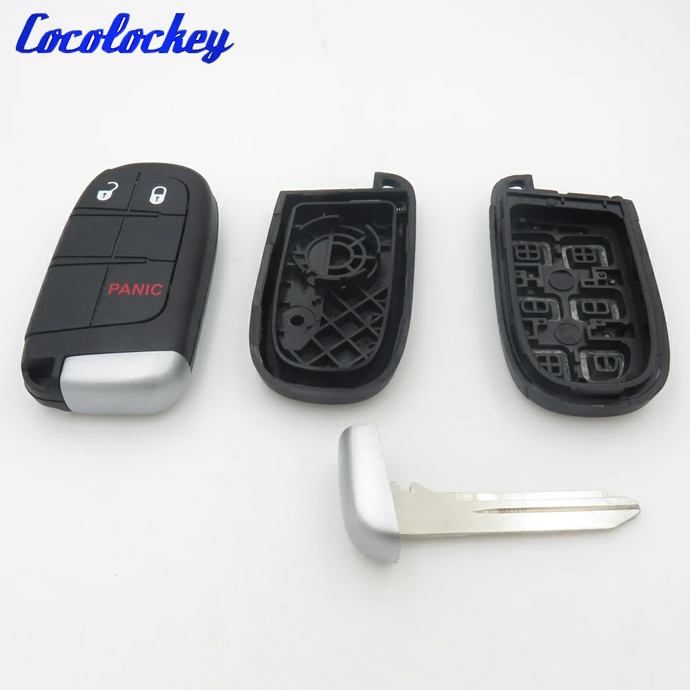 Чехол для Chrysler 300 с 3 кнопками без чипа и дистанционного ключа Jeep Dodge Journey Durango