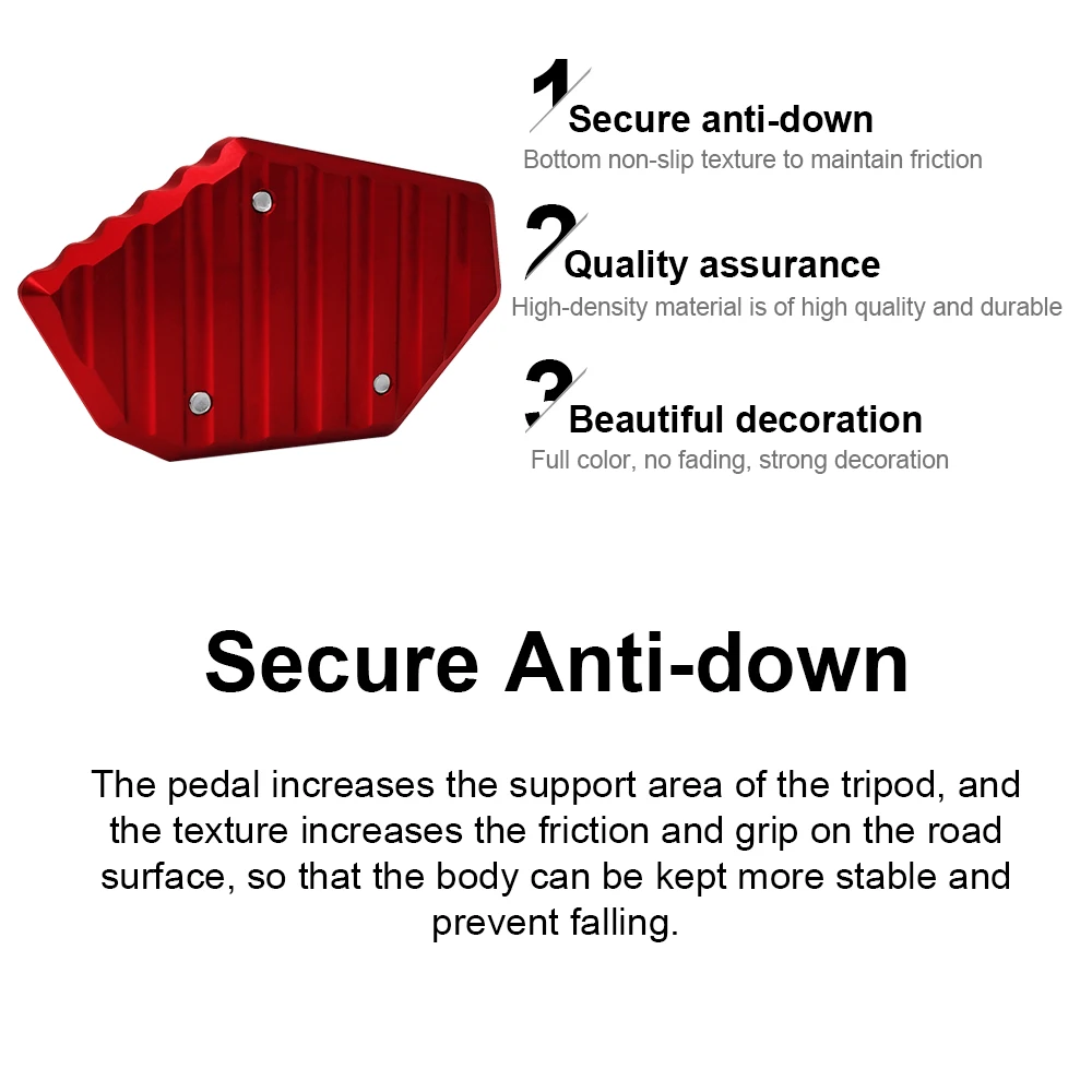 CROSSSUNAI мотоциклетные подножка боковая подставка удлинитель опорная пластина для