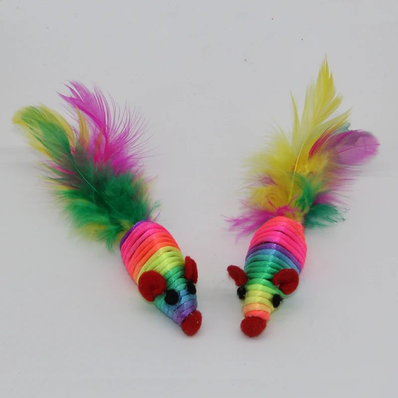 Westrice цветные Забавные милые мыши с ранами игрушки для кошек и собак домашних