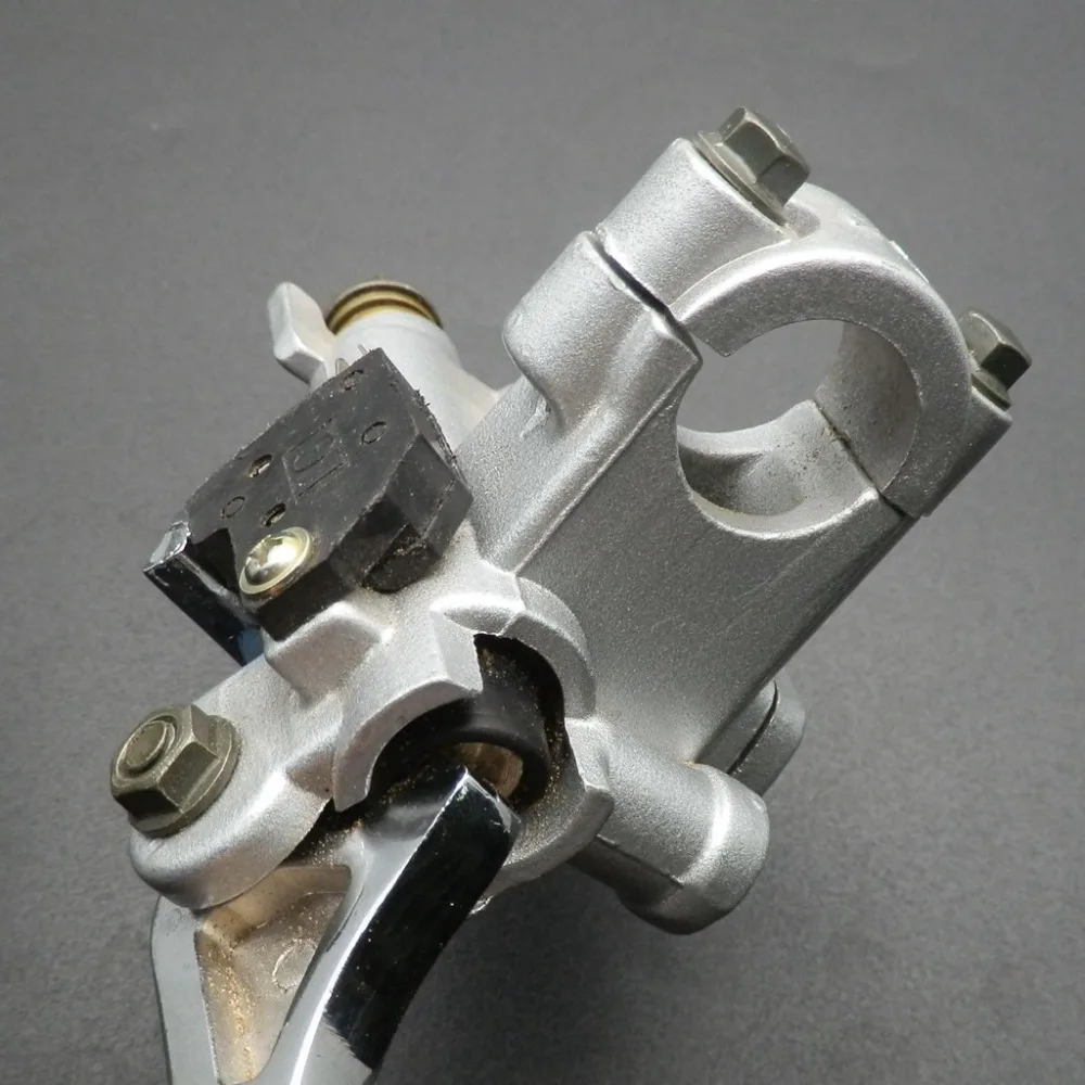 Серебристый правый главный цилиндр тормозной рычаг для Gy6 очаровательный