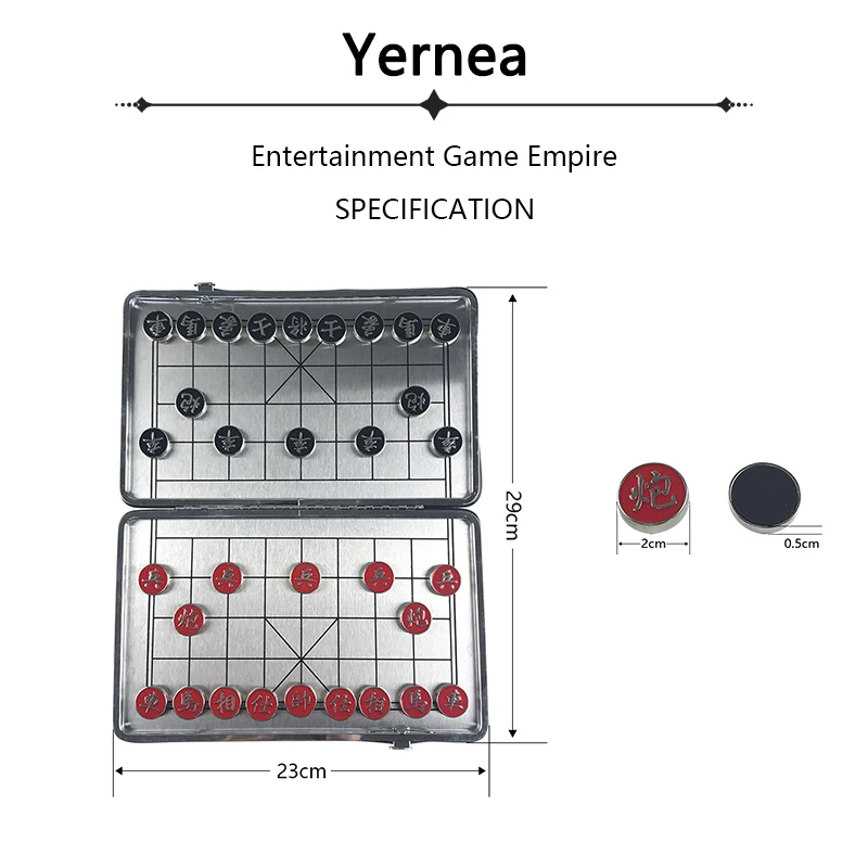 Новый Магнитный китайский Шахматный набор Yernea Складная Настольная игра s