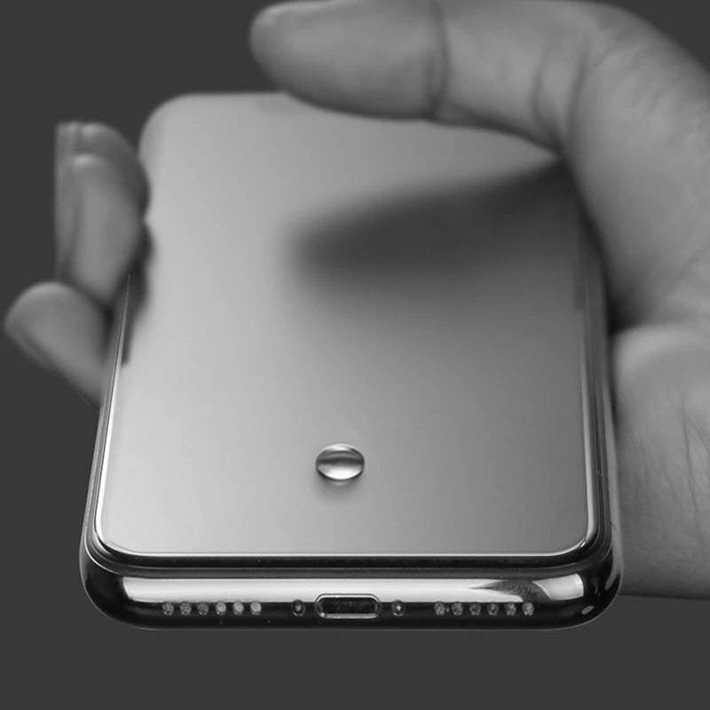 CHYI матовое стекло без отпечатков пальцев для iPhone XS Max защита экрана 9H матовое стекло с покрытием края полное покрытие стекло для iPhone X XR