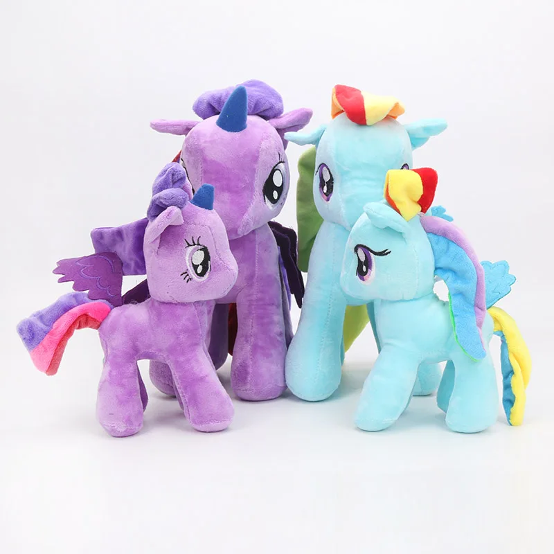 Игрушки My Little Pony Princess Cadence Celestria Rarity Pinkie Pie, плюшевые мягкие куклы, 22-40 см