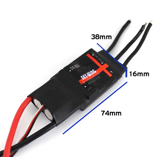 

Skywing RC самолет 3A / 5V BEC 80A контроллер скорости ESC