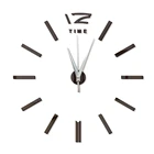 Настенные часы 3D, 60 см, современный дизайн, настенные часы, домашний декор, самоклеящаяся наклейка для гостиной