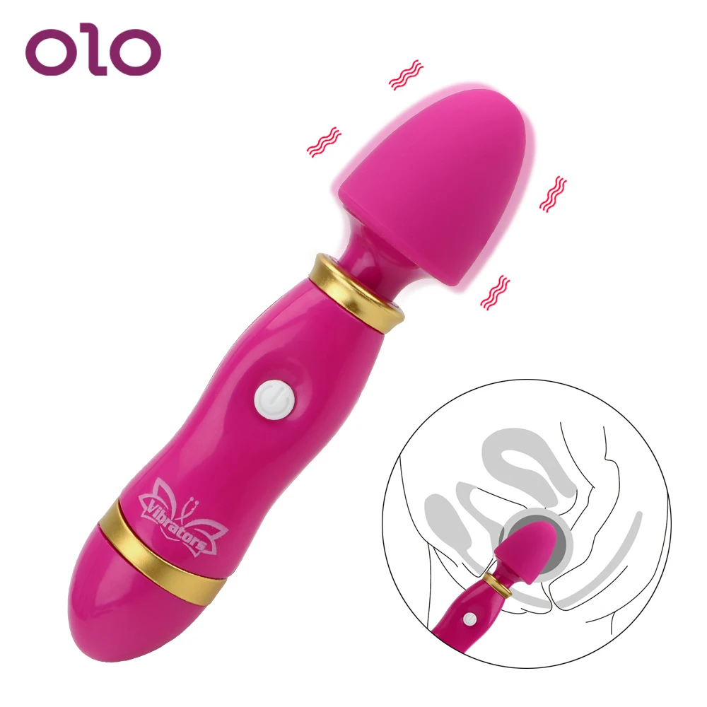 Оло G spot вибратор 12 Скоростей волшебная палочка клитор стимуляция Вагина массаж