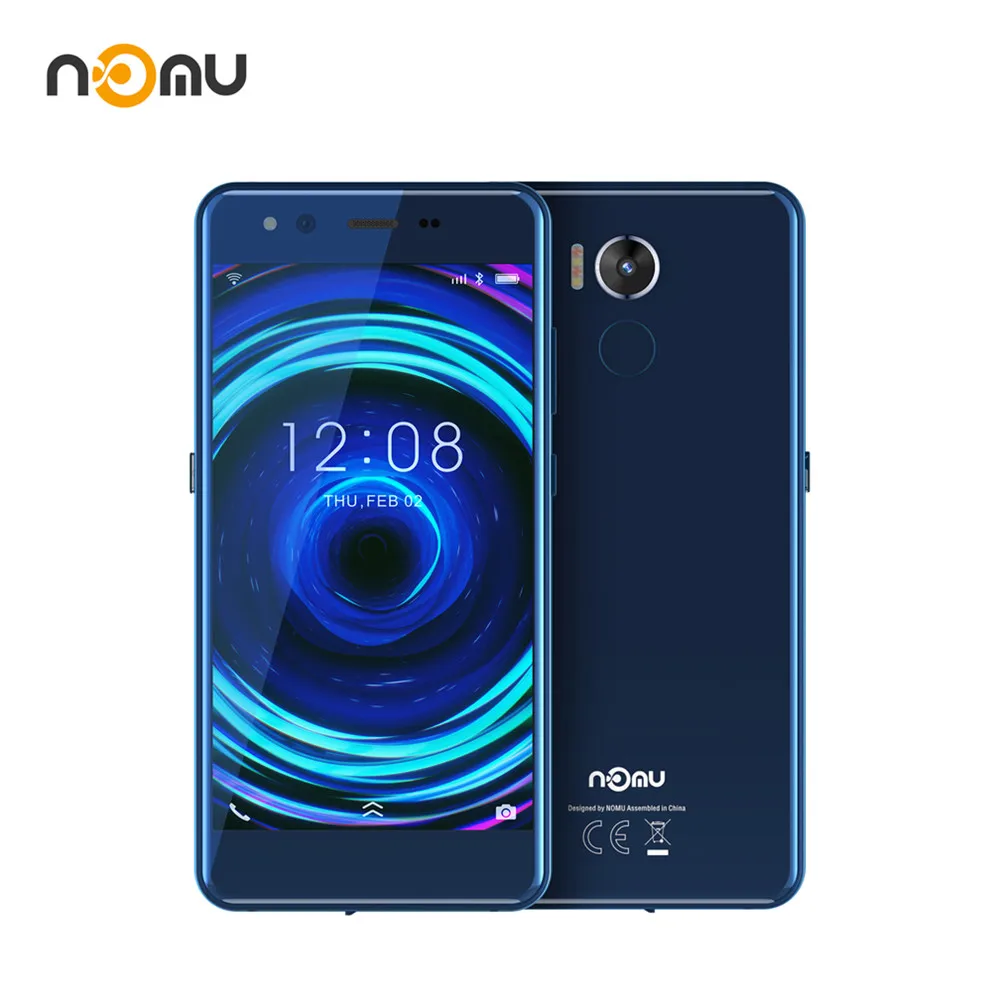 Blue NOM8 водонепроницаемый мобильный телефон MTK6750T Восьмиядерный 5," HD 21MP+ 21MP 4 Гб 64 Гб разблокированный android 7,0 смартфон NFC OTG - Цвет: Blue