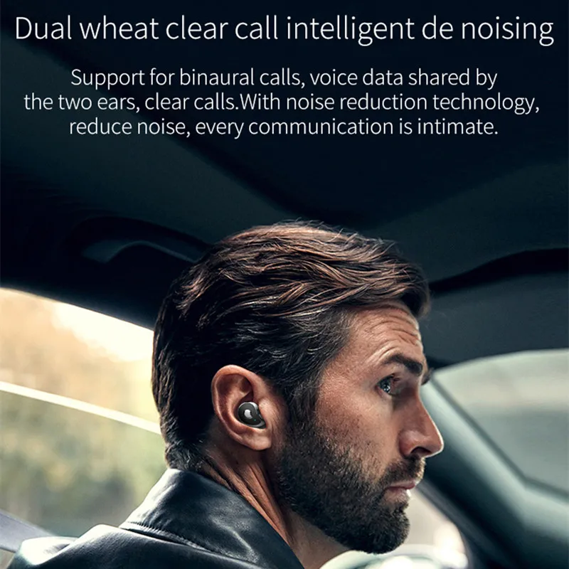 QCR Bluetooth 5,0 TWS Bluetooth наушники 6D стерео беспроводные наушники IPX5 водонепроницаемые наушники 650 мАч наушники без головы